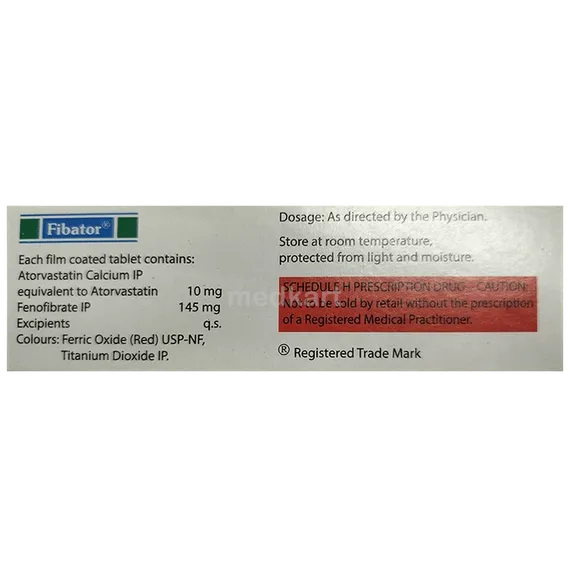 fibator 145mg tablet 10's